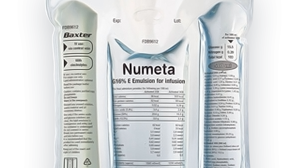 NUMETA G13E - nutrición parenteral intravenosa de triple cámara lista para su uso